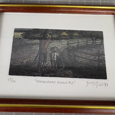 Framed Print 59/100 "Homeward Bound" Blasting 1987