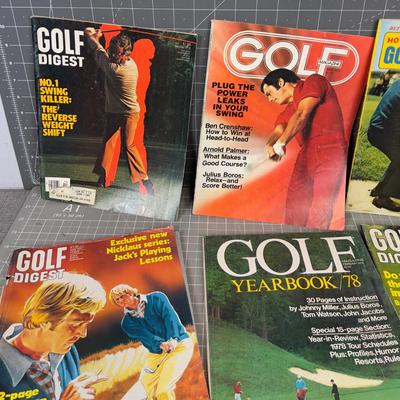 Golf Magazines 1970's 