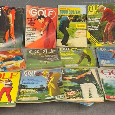 Golf Magazines 1970's 