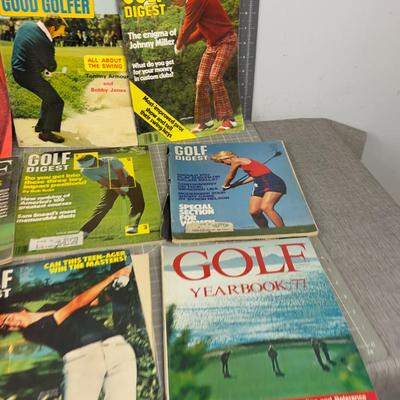 Golf Magazines 1970's 