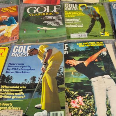 Golf Magazines 1970's 