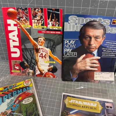 Mixed Lot Magazines & Comics Star Wars Superman