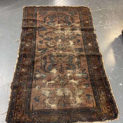 Antique Persian Rug 42"x69" 