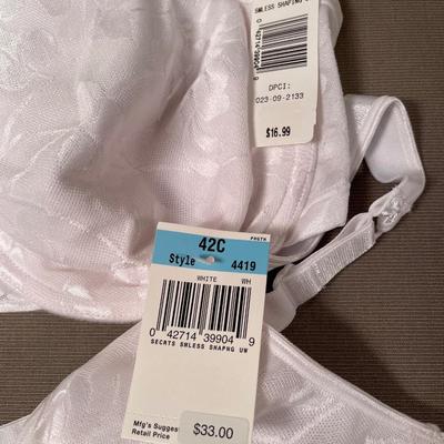 2 Playtex Bras 42C
