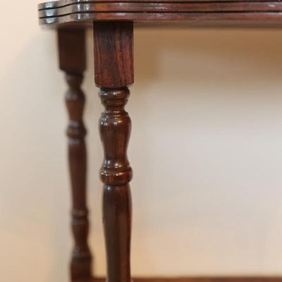 Two Tier Solid Side Table