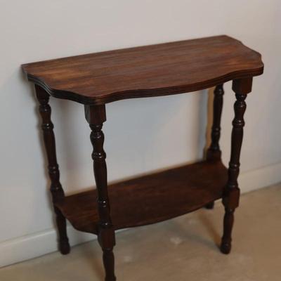 Two Tier Solid Side Table
