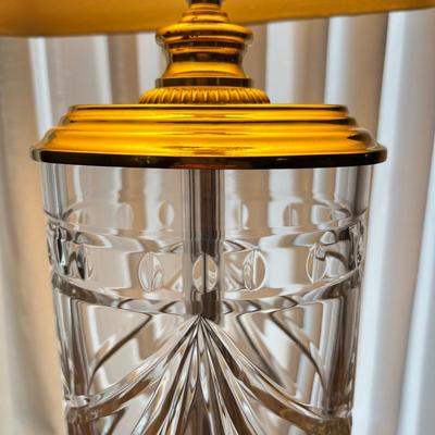 Waterford Crystal Brass Overture Table Lamp