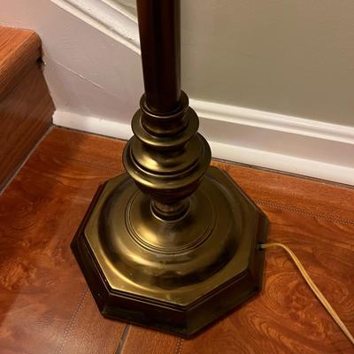 Pair of Brass Floorlamps