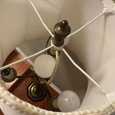 Pair of Brass Floorlamps