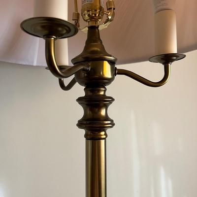 Pair of Brass Floorlamps