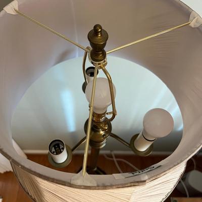 Pair of Brass Floorlamps