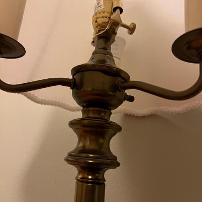 Pair of Brass Floorlamps