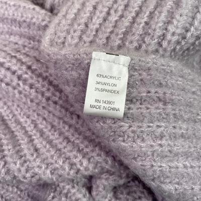 Coco + Carmen mock neck knit pullover poncho