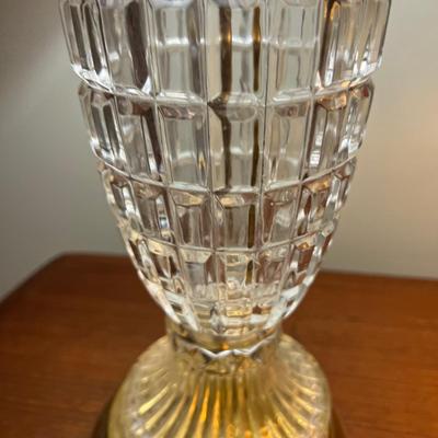 3 Matching Cut Glass Table Lamps