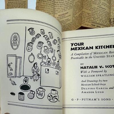Your Mexican Kitchen 1935 Natalie V. Scott Van Rees Press hardback cookbook