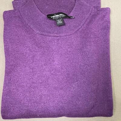 Purple Icelandic sweater Large