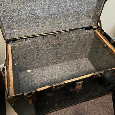 Military Footlocker Trunk - Used in 2 Vietnam Tours