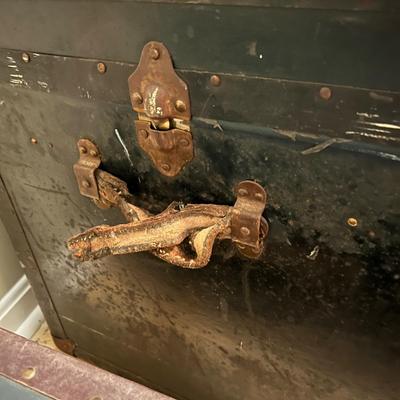 Military Footlocker Trunk - Used in 2 Vietnam Tours
