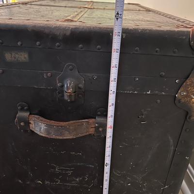 Military Footlocker Trunk - Used in 2 Vietnam Tours