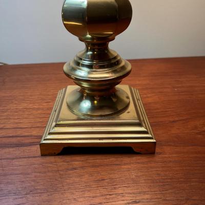 Pair of Brass Table Lamps