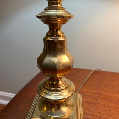 Pair of Brass Table Lamps