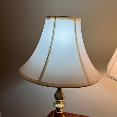Pair of Brass Table Lamps