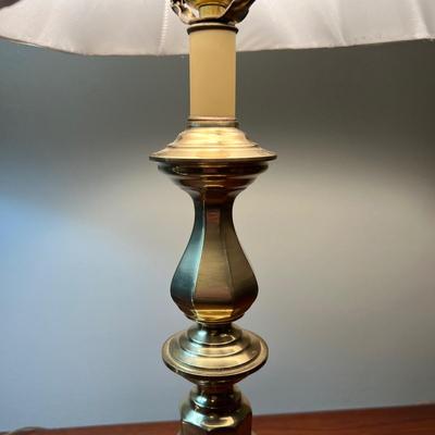 Pair of Brass Table Lamps