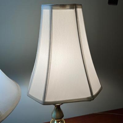 Pair of Brass Table Lamps