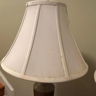 Pair of Table Lamps w. Brushed Finish