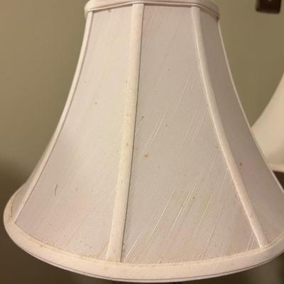 Pair of Table Lamps w. Brushed Finish