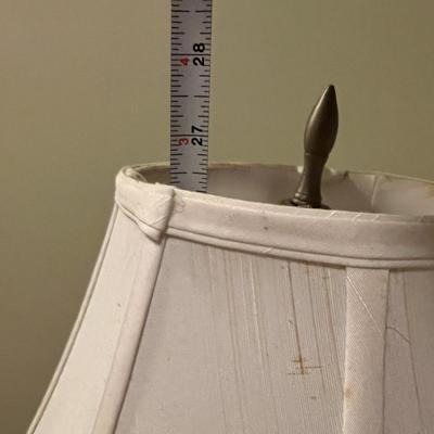 Pair of Table Lamps w. Brushed Finish