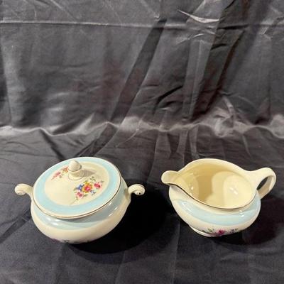 Eggshell Nautilus Sugar & Creamer China Set