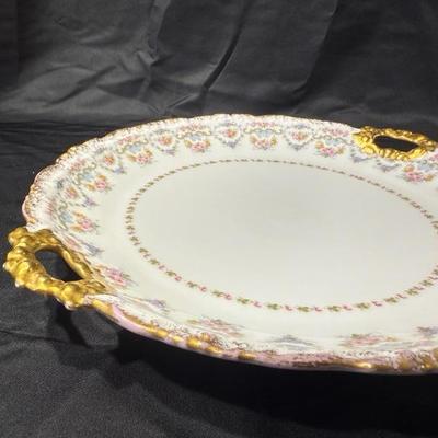 Limoges France Scalloped Plate Elite Works Higgins & Seiter China Set
