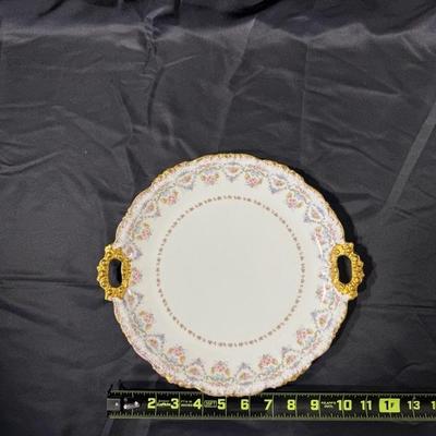 Limoges France Scalloped Plate Elite Works Higgins & Seiter China Set