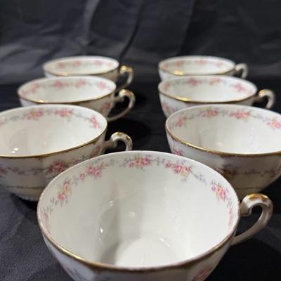 Limoges France Scalloped Plate Elite Works Higgins & Seiter China Set