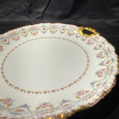 Limoges France Scalloped Plate Elite Works Higgins & Seiter China Set