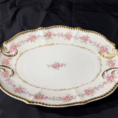 Limoges France Scalloped Plate Elite Works Higgins & Seiter China Set