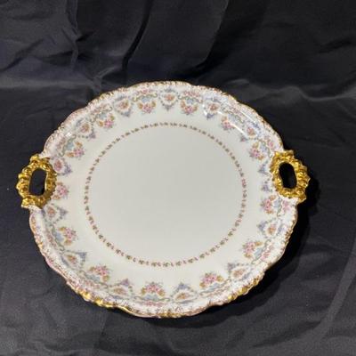 Limoges France Scalloped Plate Elite Works Higgins & Seiter China Set