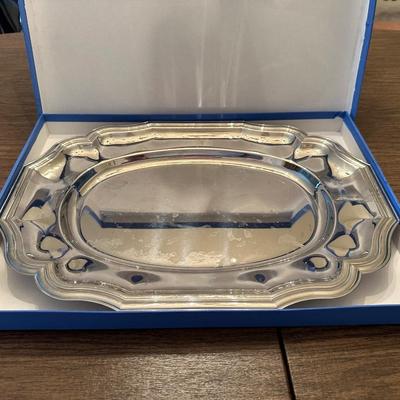 Couzon Stainless Serving Tray with Box