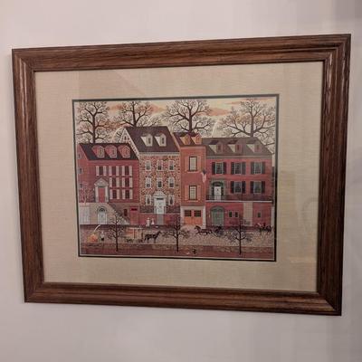 Approx 25 1/2" x 32" Charles Wysocki Print