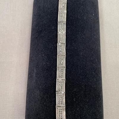 Art Deco style Sterling and Marcasite Bracelet