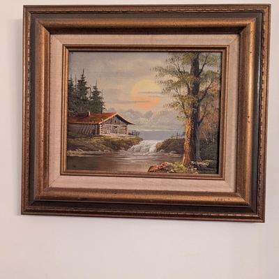 Approx 15" x 13" Framed Certified Original Oil Painting Signed By The Artist