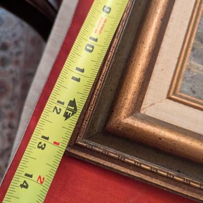 Approx 15" x 13" Framed Certified Original Oil Painting Signed By The Artist