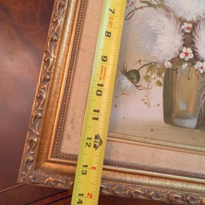 Franco Rispoli & Cooper Floral Arrangements & A Pair Of Mushroom Paintings