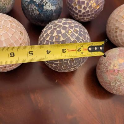 Glass Mosaic Spheres