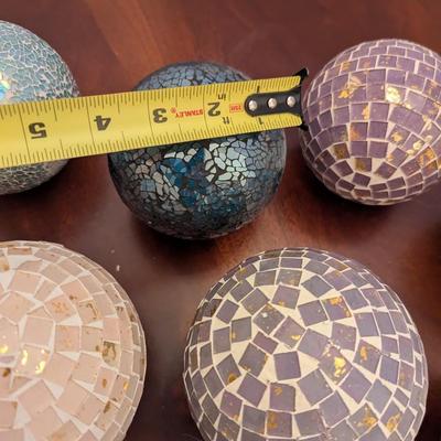 Glass Mosaic Spheres
