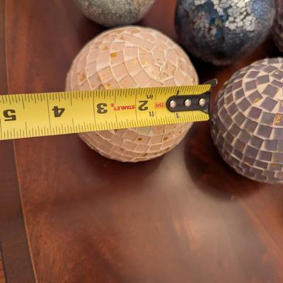 Glass Mosaic Spheres