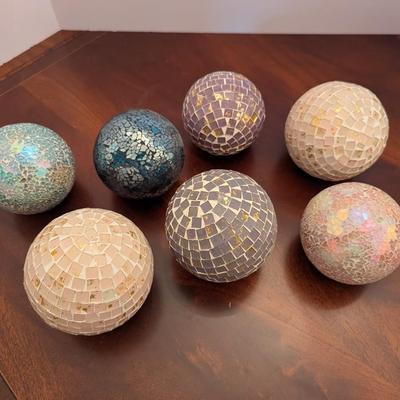 Glass Mosaic Spheres