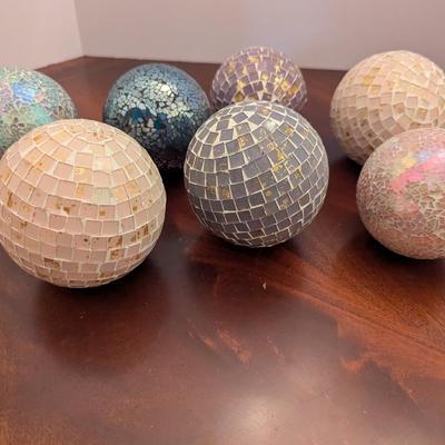 Glass Mosaic Spheres
