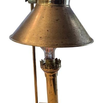 Vintage Orient Express Brass table lamp